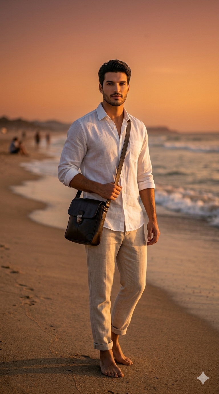Beach Sunset Portrait
